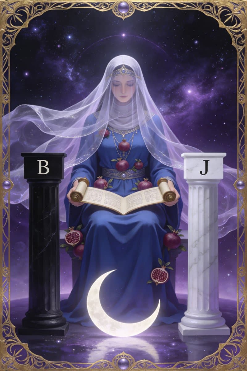 The High Priestess tarot card