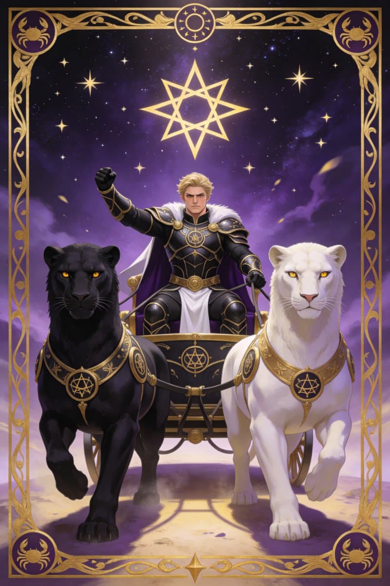 The Chariot tarot card