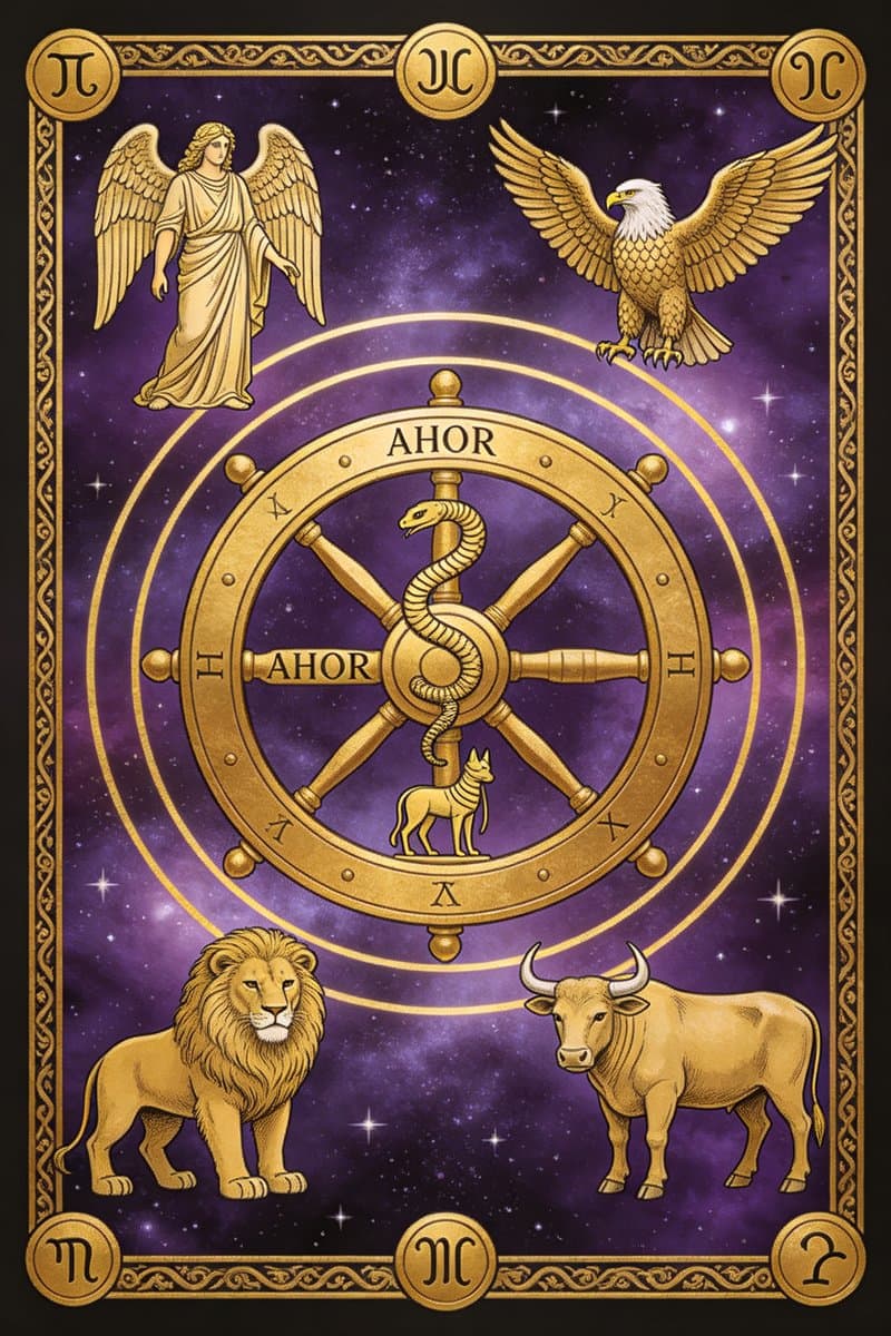 Wheel of Fortune tarot card